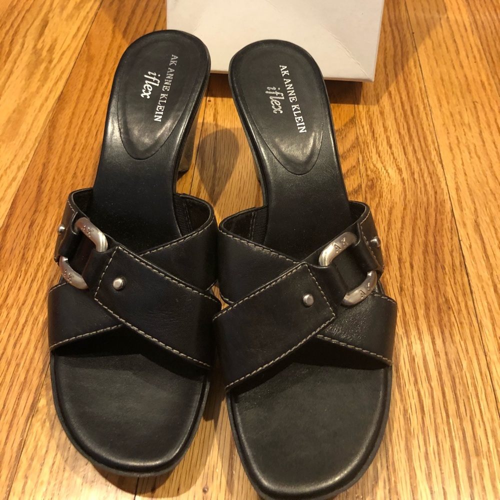 AK Anne Klein Sandals Wedges Never Worn